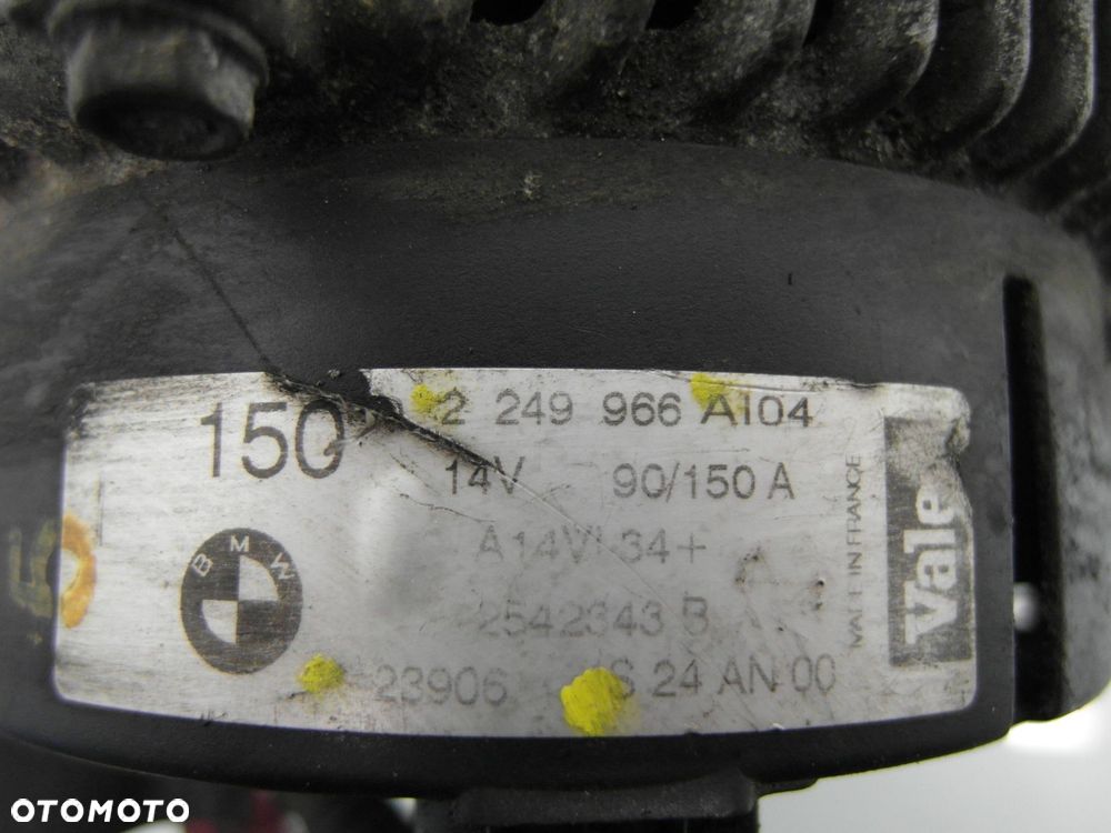 ALTERNATOR BMW E46 320 d 2249966 2542343B - 5