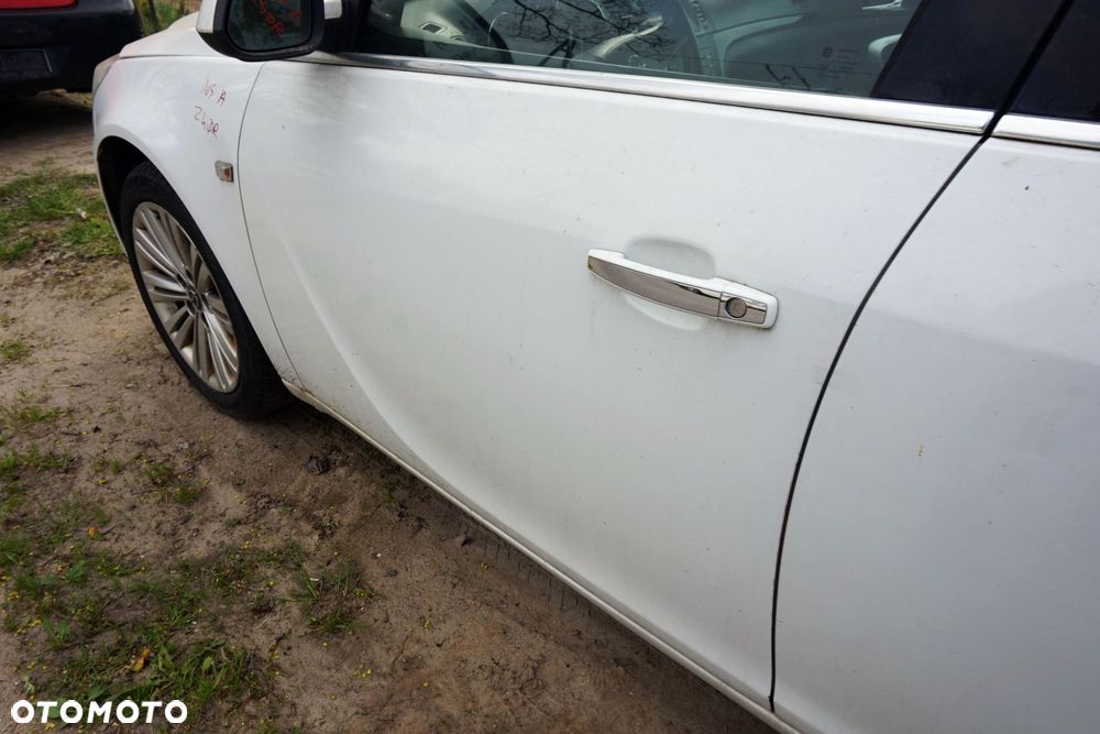 DRZWI PRZEDNIE LEWE INSIGNIA A I KOMBI Z40R  BIAŁY OPEL 2008-2013 - 4