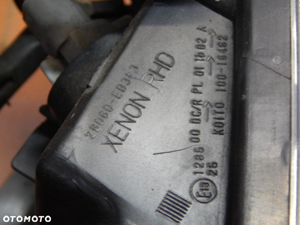 Lampa przód Xenon Pathfinder R51 Navara D40 05-12 Łuków części - 6