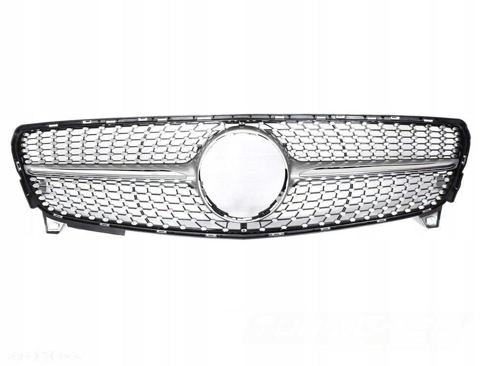 Atrapa Grill Kratka Tuning Diamond Amg Silver Mercedes A-klasa 176 Lift 15- - 2