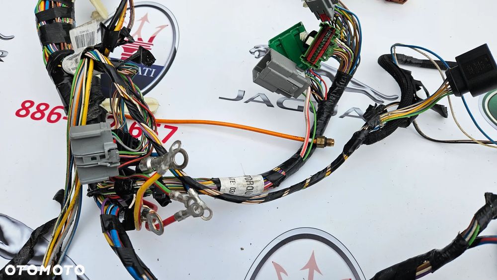 Jaguar XJ 351 Instalacja prawa komory bagażnika Wiązka tył prawy Przewody kompresora zawieszenia Modułów BSI DW93-14A005-BBC - 11