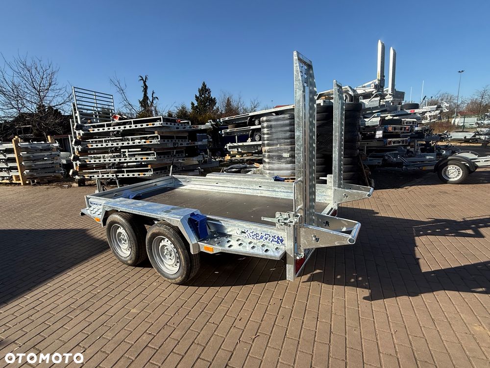 Niewiadów Przyczepa do przewozu sprzętu budowlanego Niewiadów K3027 Najazdy 305x155 cm pod minikoparke walec dostawa pod dom - 14
