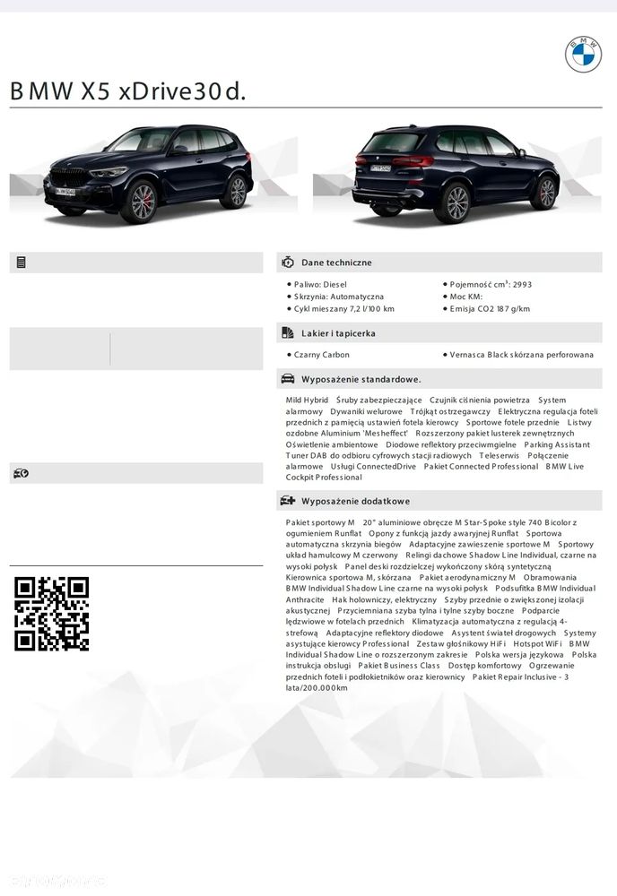 BMW X5 xDrive30d mHEV sport - 36