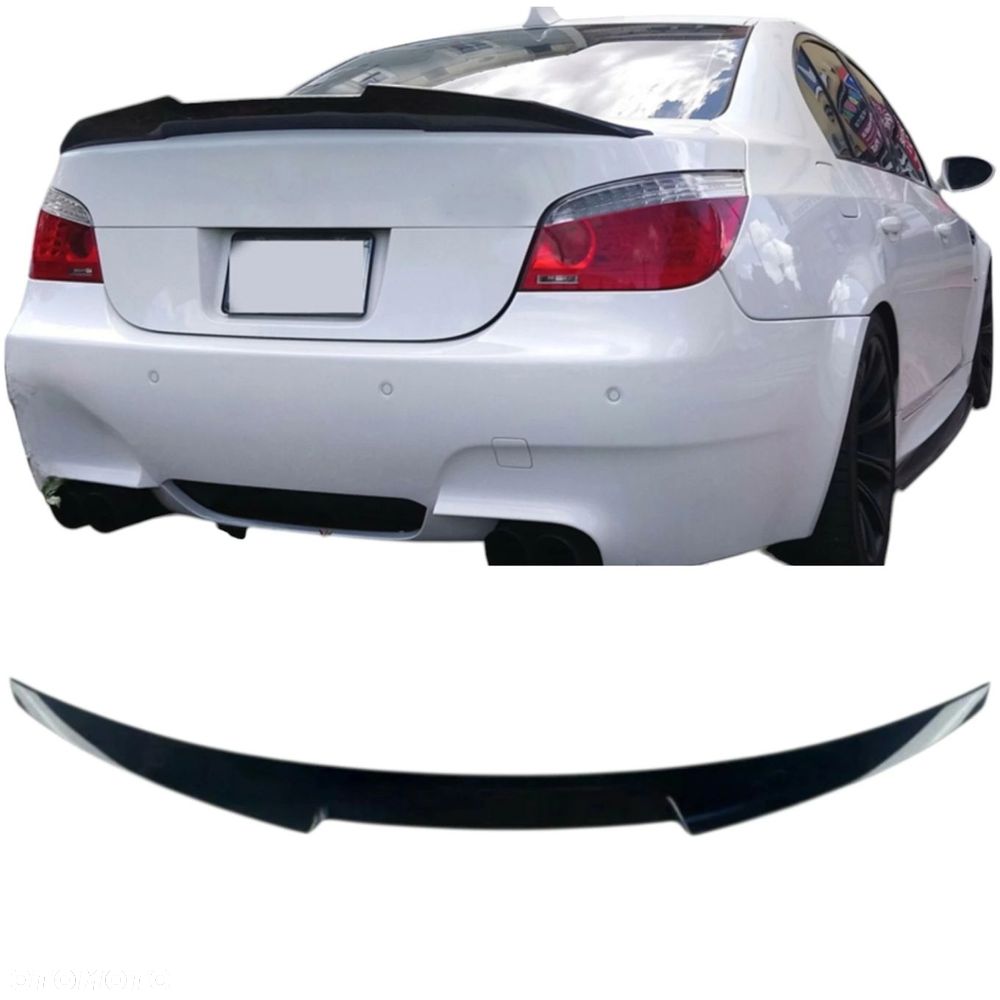 SPOILER BMW 5 E60 01-10 LOTKA M4 LOOK TYŁ SPOJLER KLAPY BAGAŻNIKA DOKŁADKA - 4