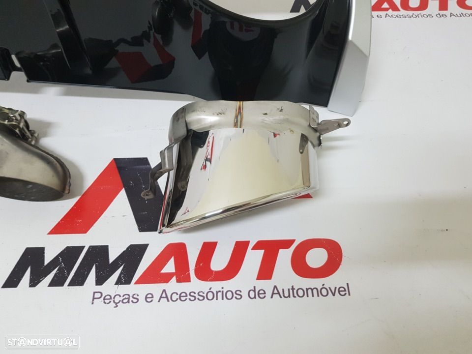 Difusor Traseiro AUDI A6 C7 4G (2010-2014) Look RS6 - 5