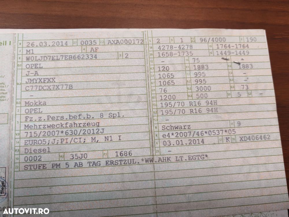 Opel Mokka 1.7 CDTI ECOFLEX Start/Stop Edition - 31