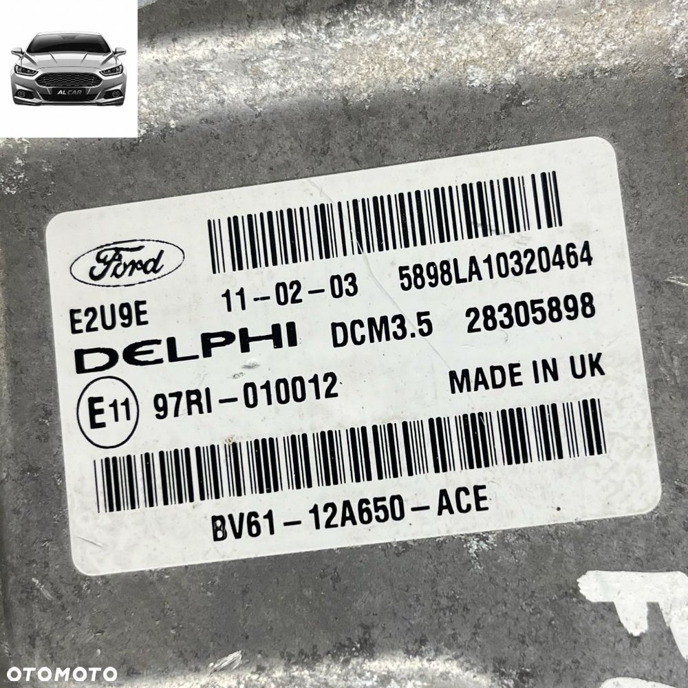 STEROWNIK SILNIKA 2.0 TDCI EURO 5 FORD FOCUS MK3, C-MAX MK2 BV61-12A650-ACE - 2
