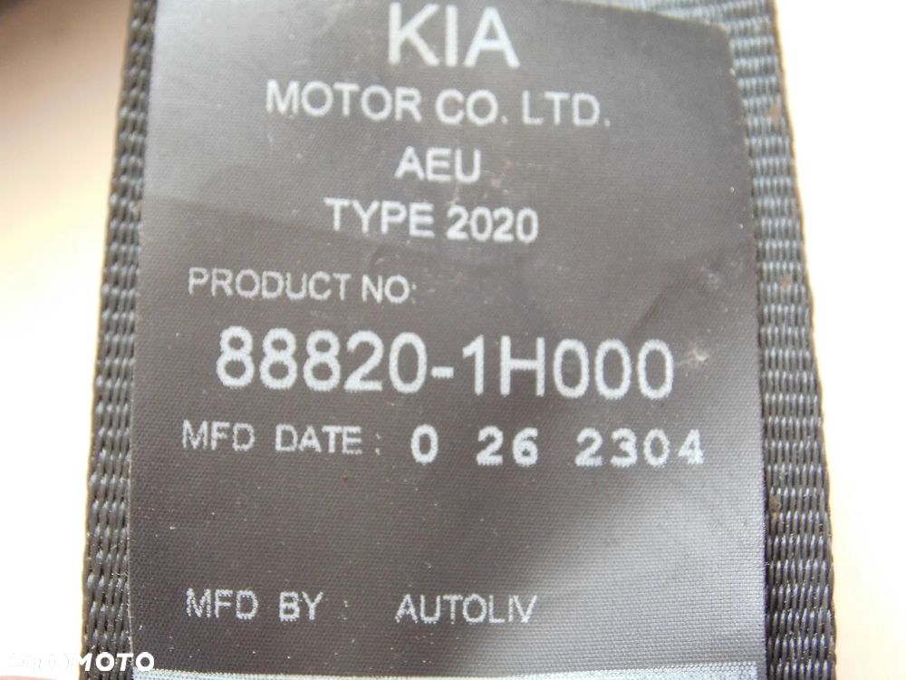 PAS BEZPIECZEŃSTWA KIA CEED I LIFT PRAWY PRZEDNI ORYGINAŁ - 3