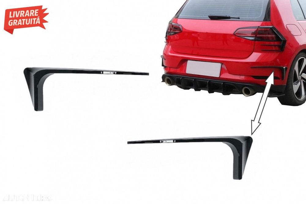 Prelungiri Extensii Splitere Bara Spate VW Golf 7.5 (2017-2019) - 1