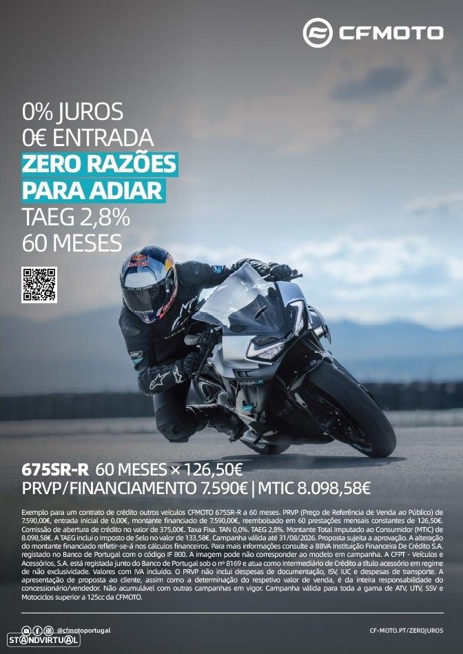 CF Moto 675SR-R Disponível para entrega imediata - 2