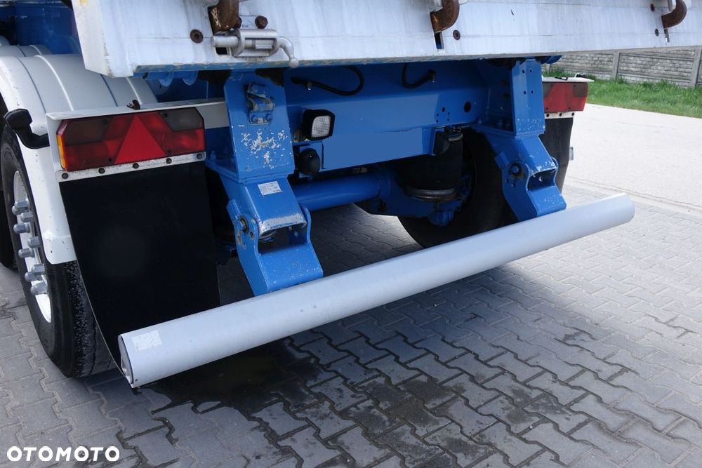 Stas WYWROTKA 26,5m3 / ALUMINIOWA /OSIE SAF /OŚ PODNOSZONA / ALUMINIOWE FELGI / SZYBER ZBOŻOWY / PLANDEKA - 26
