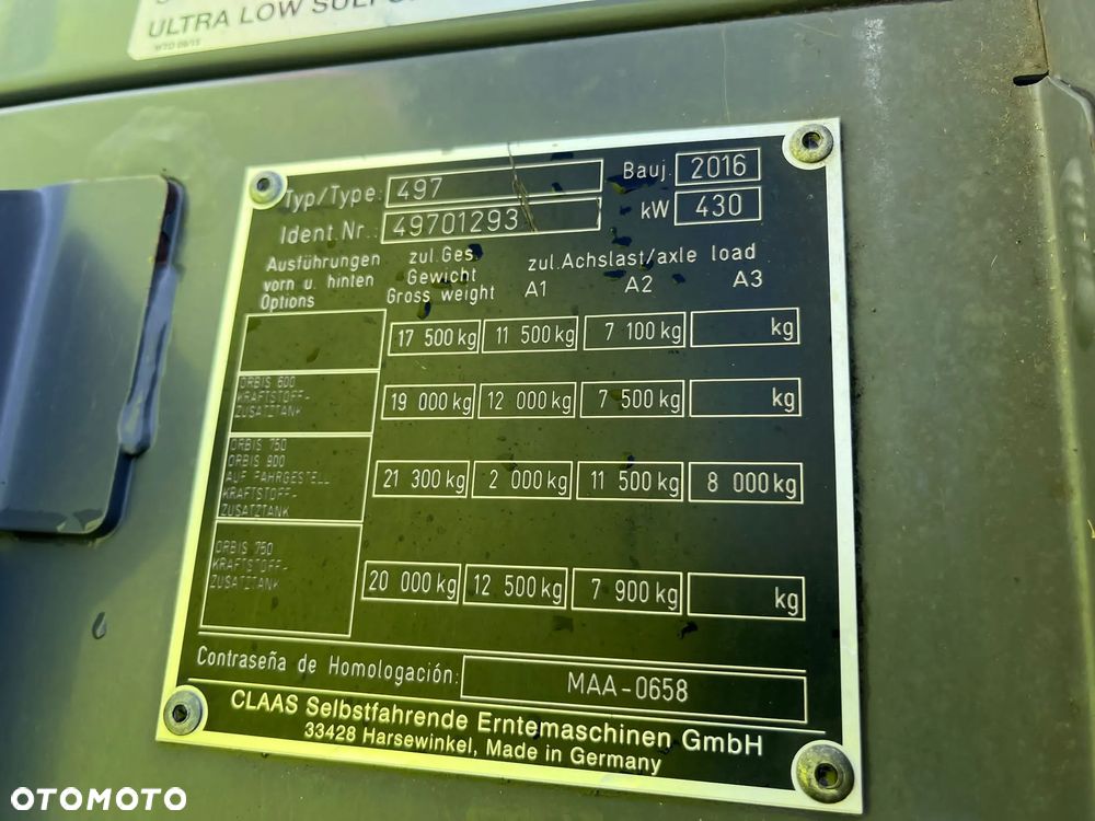 Claas Jaguar 950, 2016, 4x4 - 3