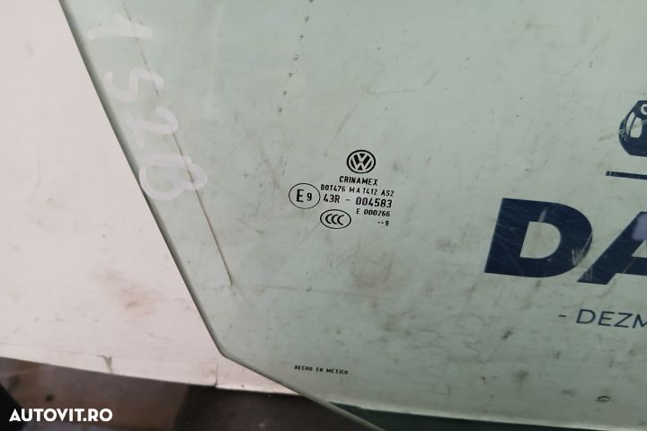 Geam usa fata dreapta 43R-004583 43R-004583 Volkswagen VW Golf 5 [200 - 2
