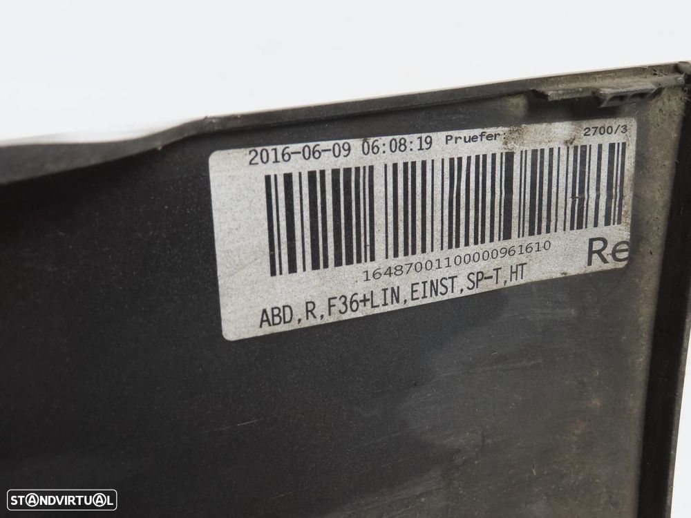 Embaladeira Plástico Direito Usado / Original BMW 4 Gran Coupe (F36) 51777374614... - 3