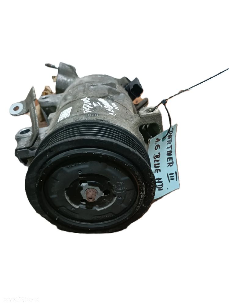 PEUGEOT PARTNER III 19- 1,6 BLUE HDI sprężarka kompresor klimatyzacji 9802875780  * - 3