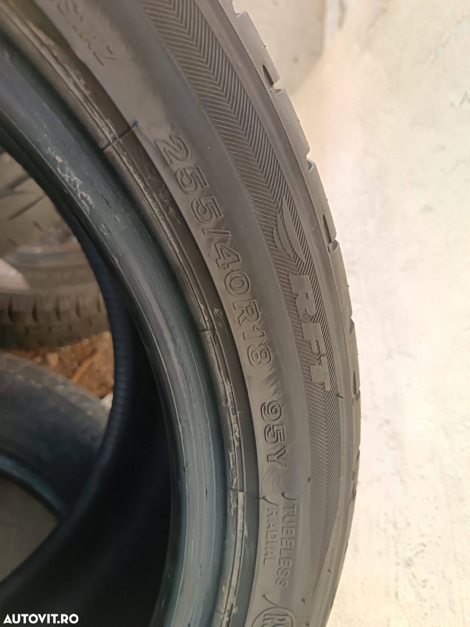 Anvelope vara 255 40 18 bridgestone runflat 2018 5.8mm - 6