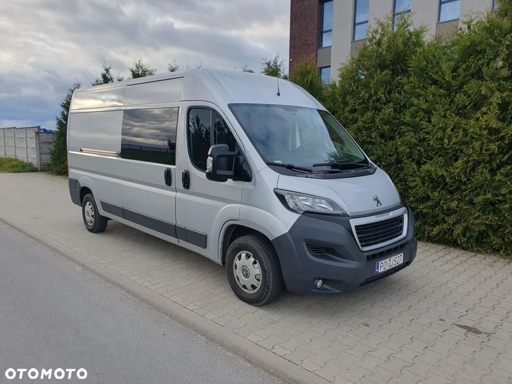 Peugeot BOXER 2.2 150 KM L3 H2 BRYGADÓWKA 7 OSÓB LEDY KLIMA TEMPOMAT HAK - 8