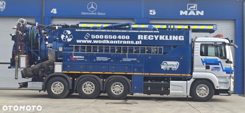 MAN TGS 35.500 KROLL Recycler CVS 3100 URACA P4-45 540ll/175bar - 7