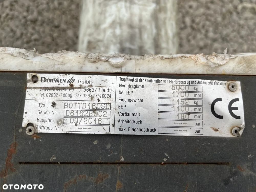 Trzpień 4 m Durwen 30TTD160SO ID OS1608 - 3