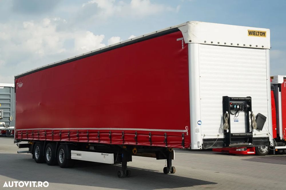 Wielton CORTINĂ WIELTON / MEGA / ACOPERIȘ CULISANT / SISTEM BDE - STALPINI CULISANTI / SAF - 8