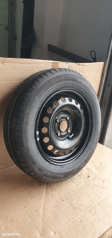 Felga stalowa zapas 4x100 ET35 5J 165/70 R14 VW UP 1S0601027G 1S0601027J - 2