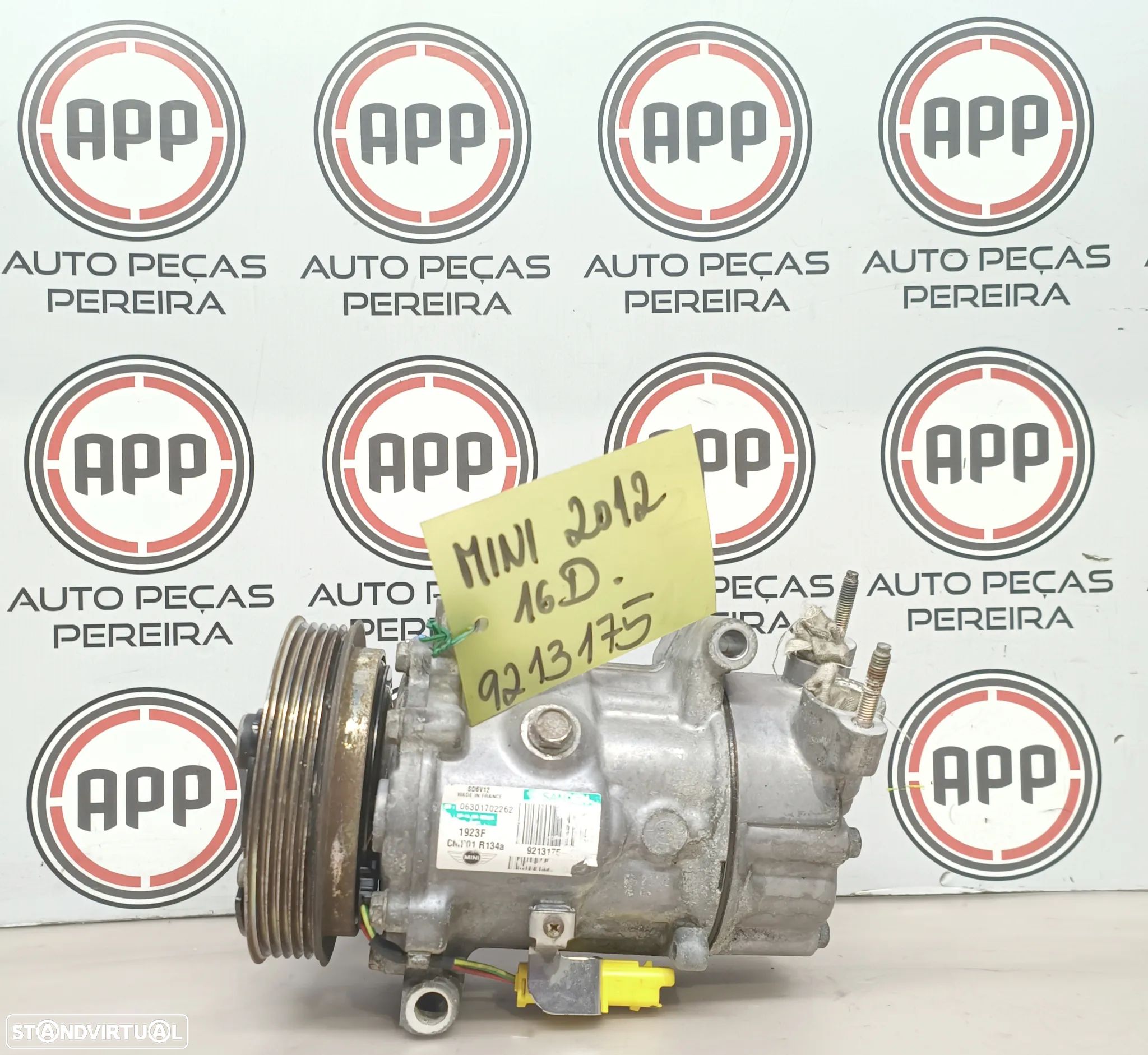 Compressor ar condicionado Mini 1.6 D de 2012, referência 9212175. - 1