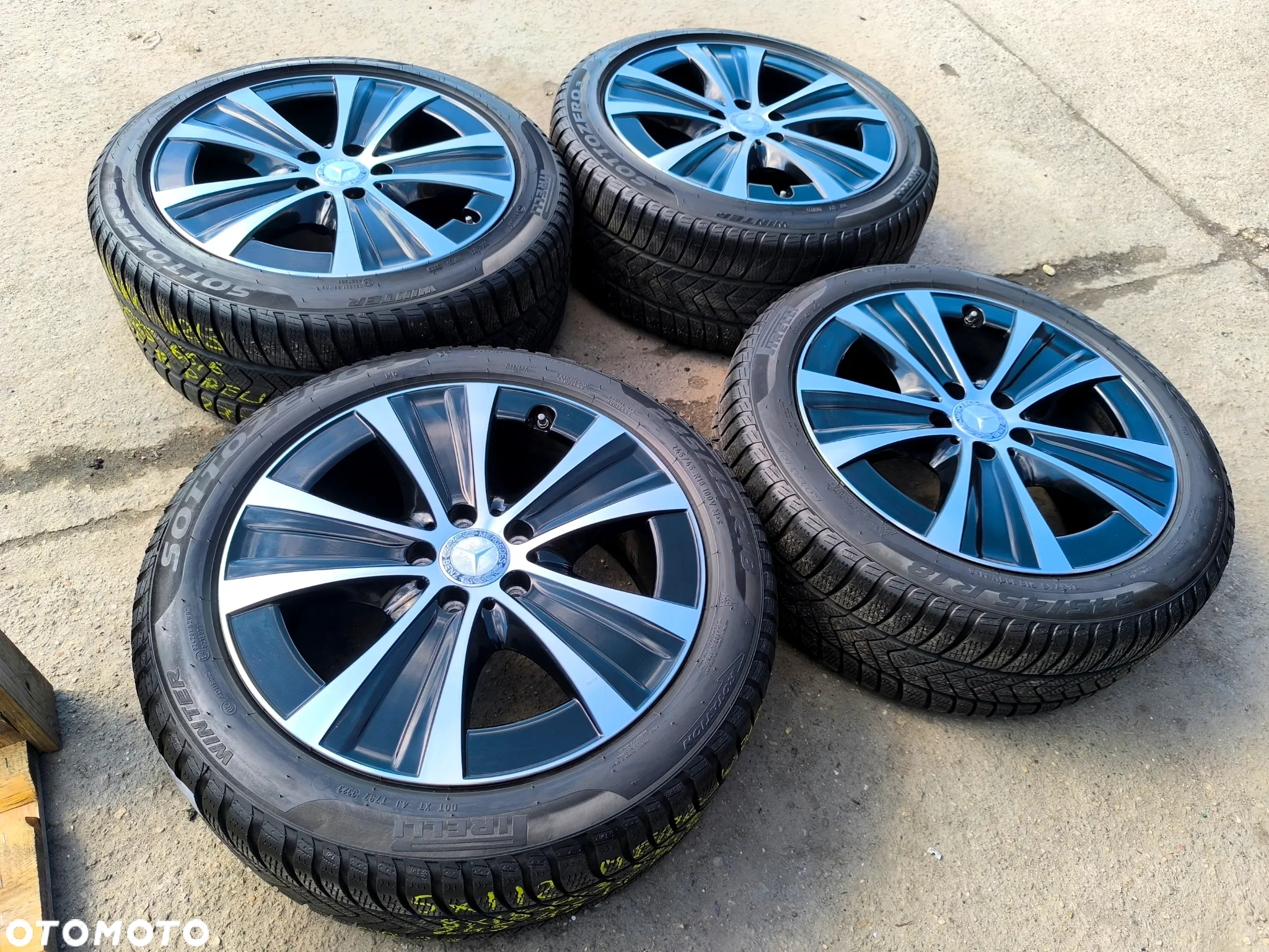 5x112 Alufelgi Felgi Aluminiowe 18 Koła Zimowe Zima MERCEDES E KLASA W212 W213 C W204 C238 A238 6,5mm 23r. Legnica ALU-RAD 245/45 275/40 - 4