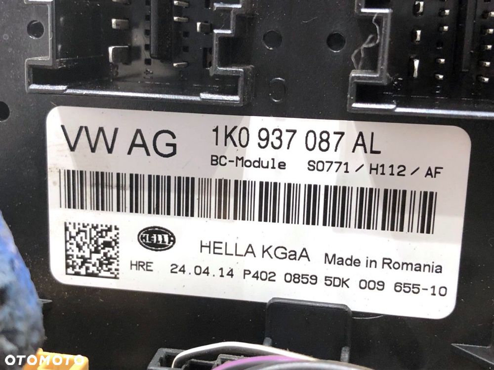 MODUŁ KOMFORTU  SKODA SUPERB II Kombi (3T5) 2009 - 2015 2.0 TDI 16V 103 kW [140 KM] olej napędowy - 4