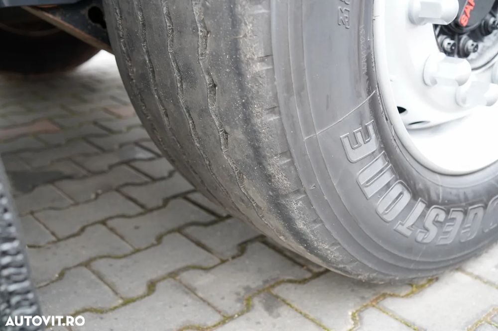 Wielton REMORCĂ CU CORTINĂ WIELTON STANDARD / ACOPERIȘ LVT / SISTEM BDE - STALPINI CULISANȚI / AXĂ RIDICABILĂ / PUȚIN FOLOSITĂ - 28