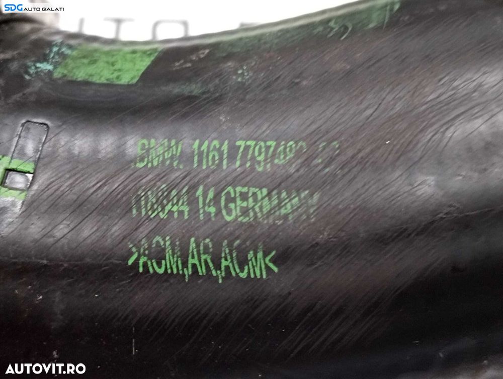 Furtun Conducta Presiune Aer Intercooler Turbo Turbina Turbosuflanta BMW E90 E91 2.0 D N47 2004 - 2011 Cod 7797482-02 1161-7797482-02 [M6077] - 2