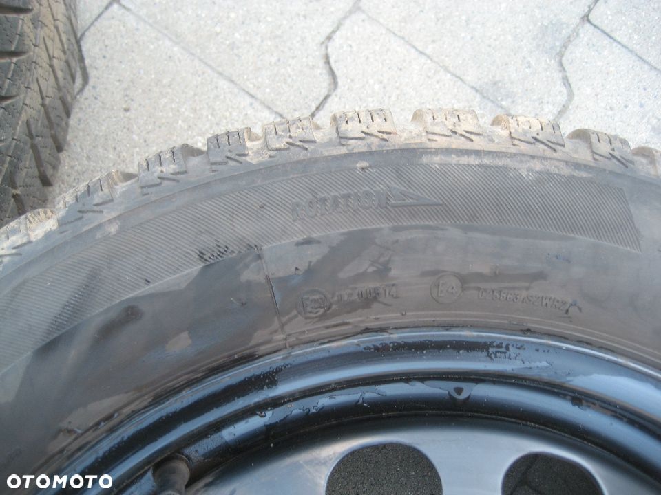 skoda octavia iii 3 felgi stalowe opony 2szt. 205x55x16 91h 6jx16 et48 5x112 5q0601027q - 7