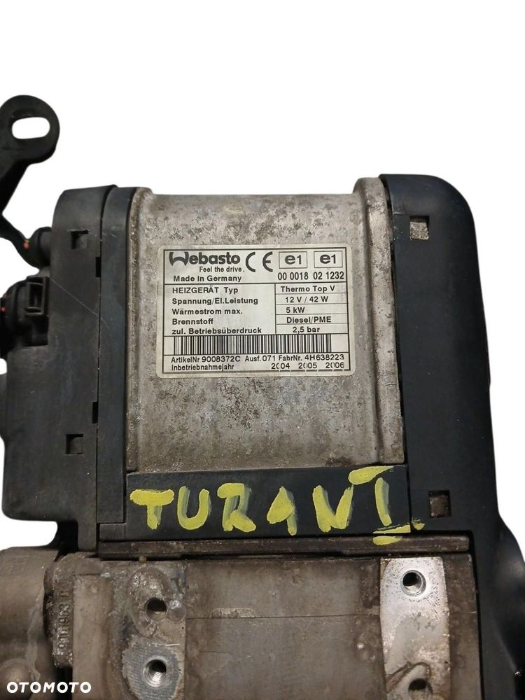 WEBASTO DOGRZEWACZ VW TOURAN I 1K0815065R TOURAN I - 3