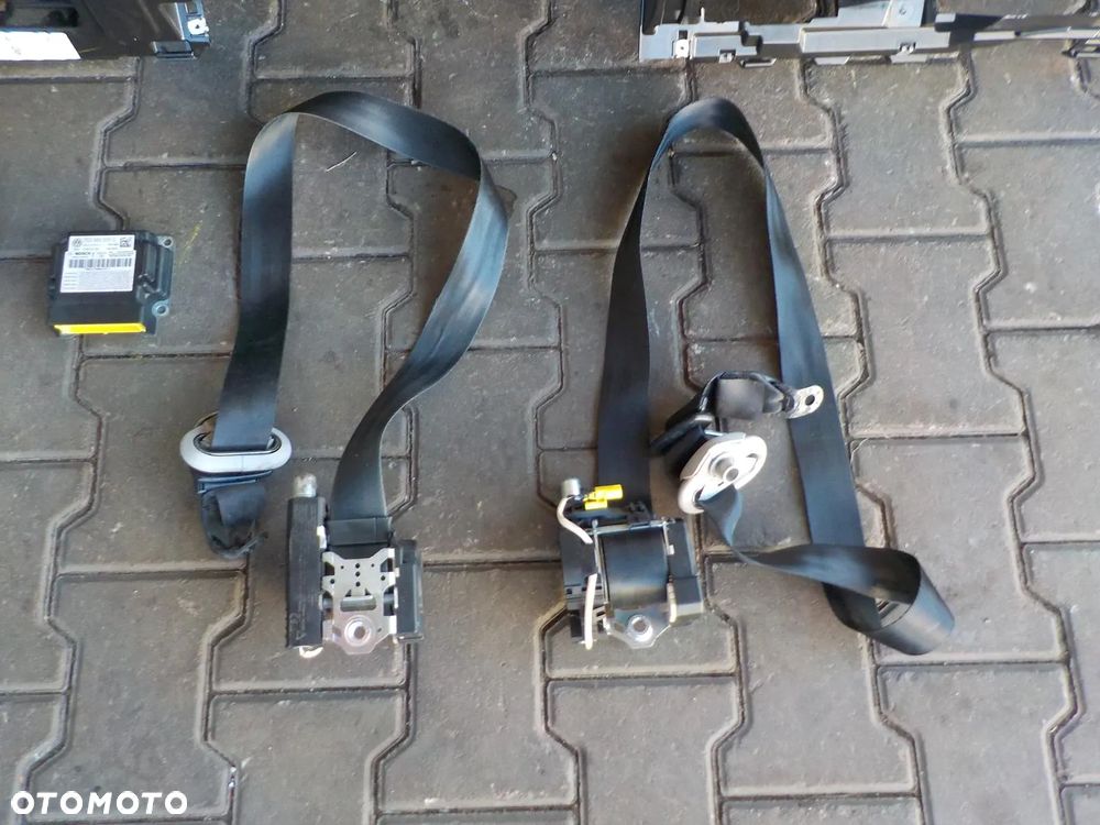 VW T6 DESKA PODUSZKI PASY AIRBAG PRAWY KIEROWCY MODUŁ TAŚMA KOMPLET - 3