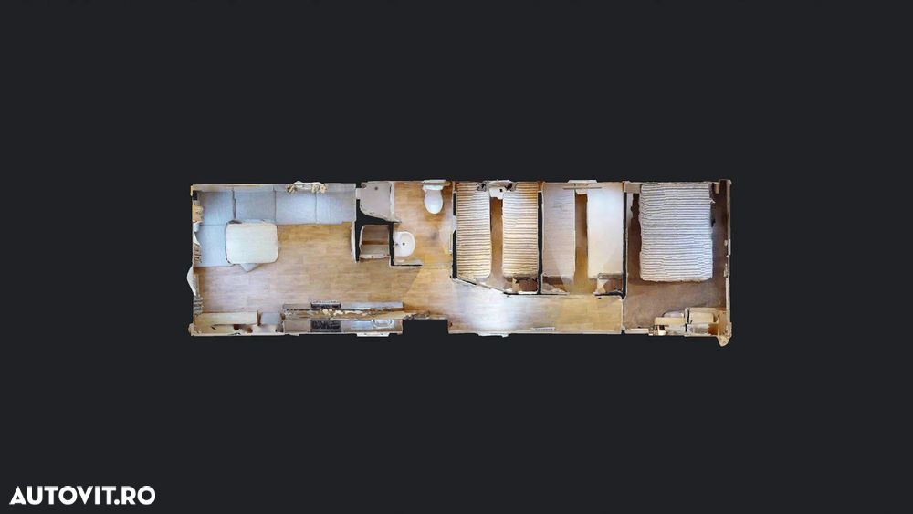 Alta Casă mobilă Willerby Mistral nr. 100 | Tâmplărie PVC și Încălzire centrală cu calorifere | 11 x 3 m | 3 dormitoare și 1 baie - 11