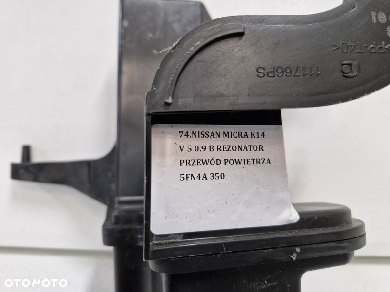 NISSAN MICRA K14 V 5 0.9 B REZONATOR PRZEWÓD POWIETRZA 5FN4A - 4