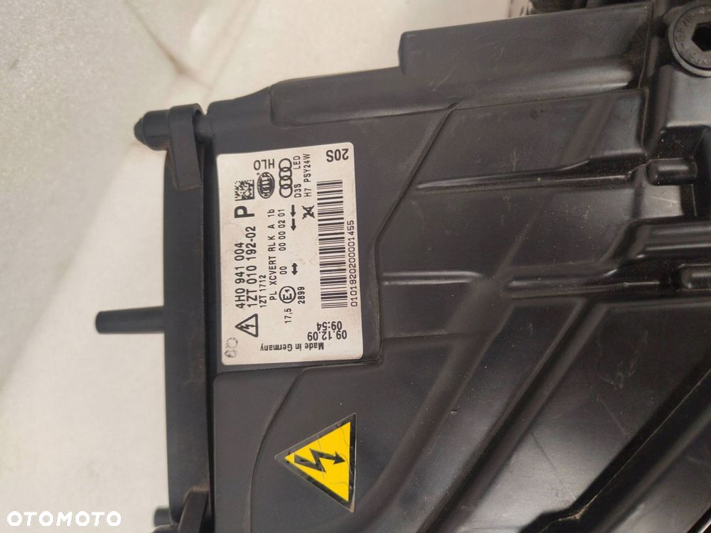 audi a8 s8 d4 4h xenon przód strona prawa lampa przednia 4h0941004p - 11