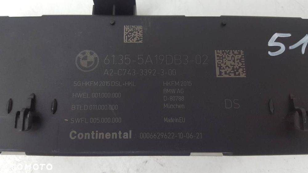 MODUŁ KLAPY BAGAŻNIKA 5A19DB3 BMW G21 2021 330E - 3