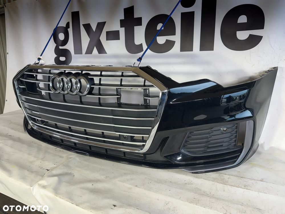 Audi A6 C8 S Line Zderzak Przód Przedni 6xPDC Radar Sprysk LY9T 4K0807437C - 2