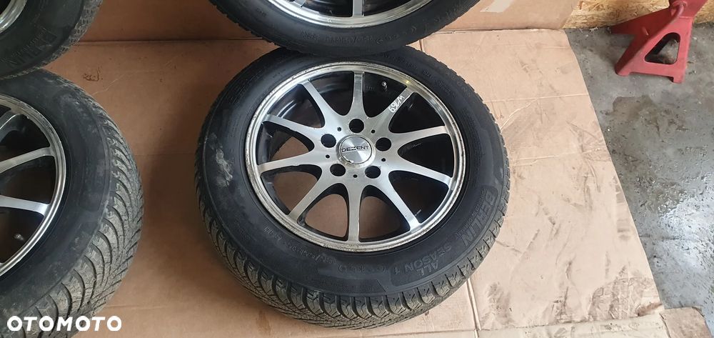 Alufelgi z oponami alusy felgi aluminiowe Dezent V DARK 5x112 ET38 6.5J 185/65 R15 Mercedes A-Klasa W169 - 5