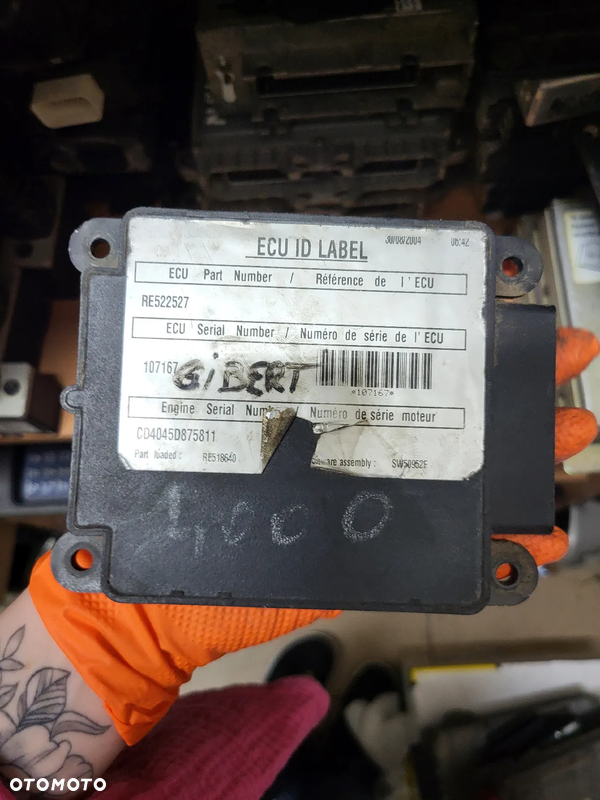 Sterownik ECU ID LABEL RE522527