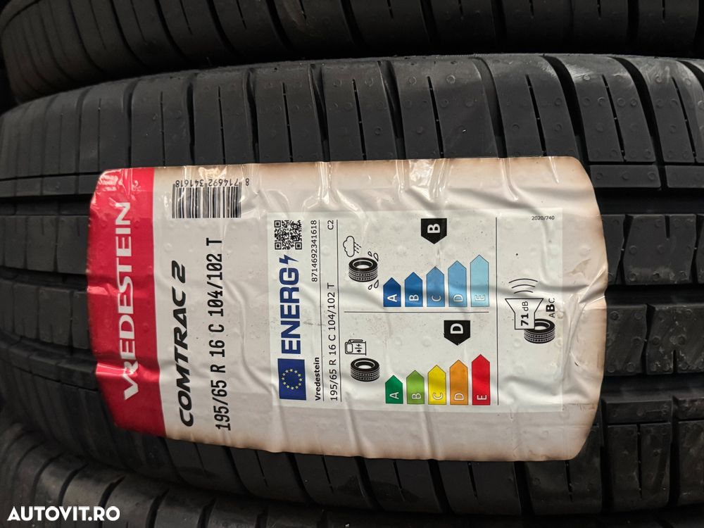Vând anvelope 195/65/16c vredestein de vară noi - 5