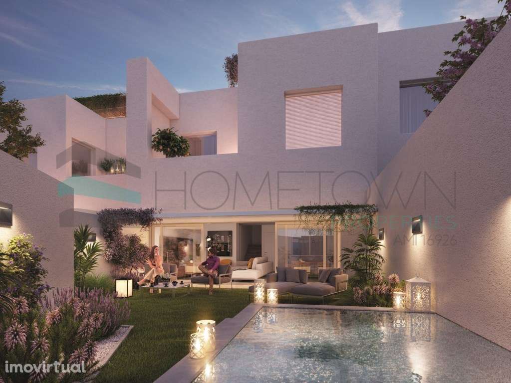 Nova moradia geminada V2 com jardim, piscina e terraço privativo - ... - Grande imagem: 4/16