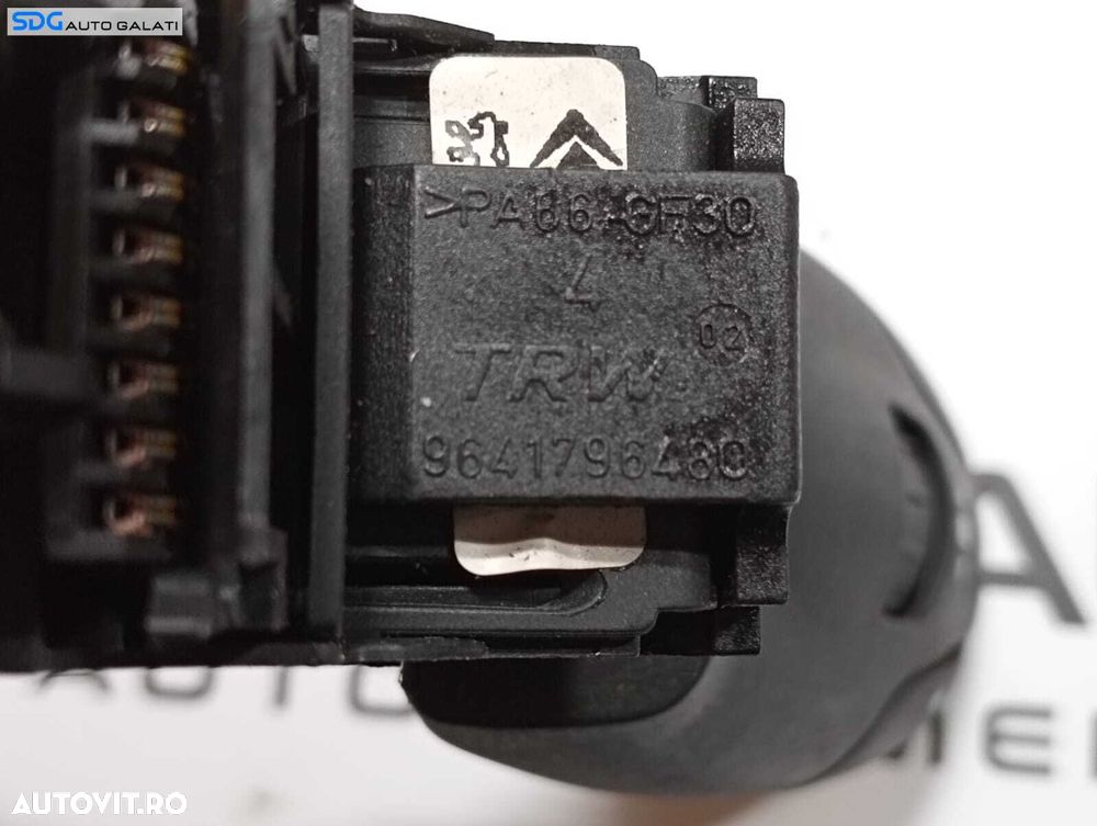 Maneta Comenzi Volan Radio Volum Citroen C3 2002 - 2009 Cod 9641796480 [M6491] - 7