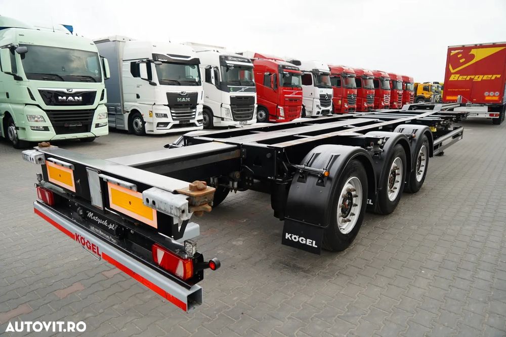 Kögel SEMIREMORCĂ CONTAINER / UNIVERSAL / SPATE EXTENSIBIL / PENTRU TOATE CONTAINERELE - 13