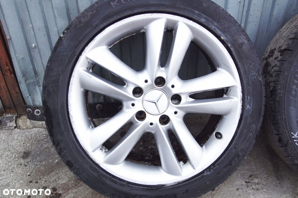 Felgi aluminiowe alufelgi komplet Mercedes CLK W209 7.5x17 ET36 A2094014102 - 3