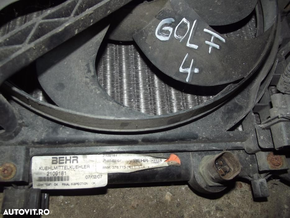 Radiator apa VW Golf 4 1.6 electroventilator golf 4 1.6 benzina - 2