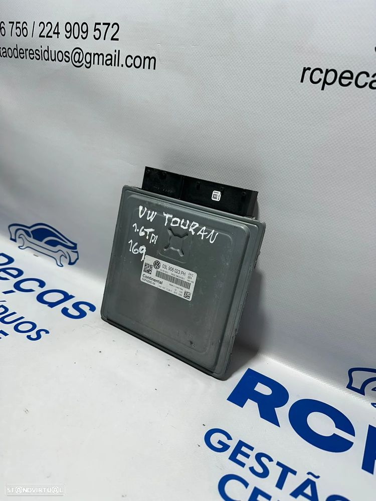 .Centralina ECU Motor Continental VW Volkswagen 1.6 TDi CAY Caddy Touran 03L906023PH 2010 - 2015 - 6