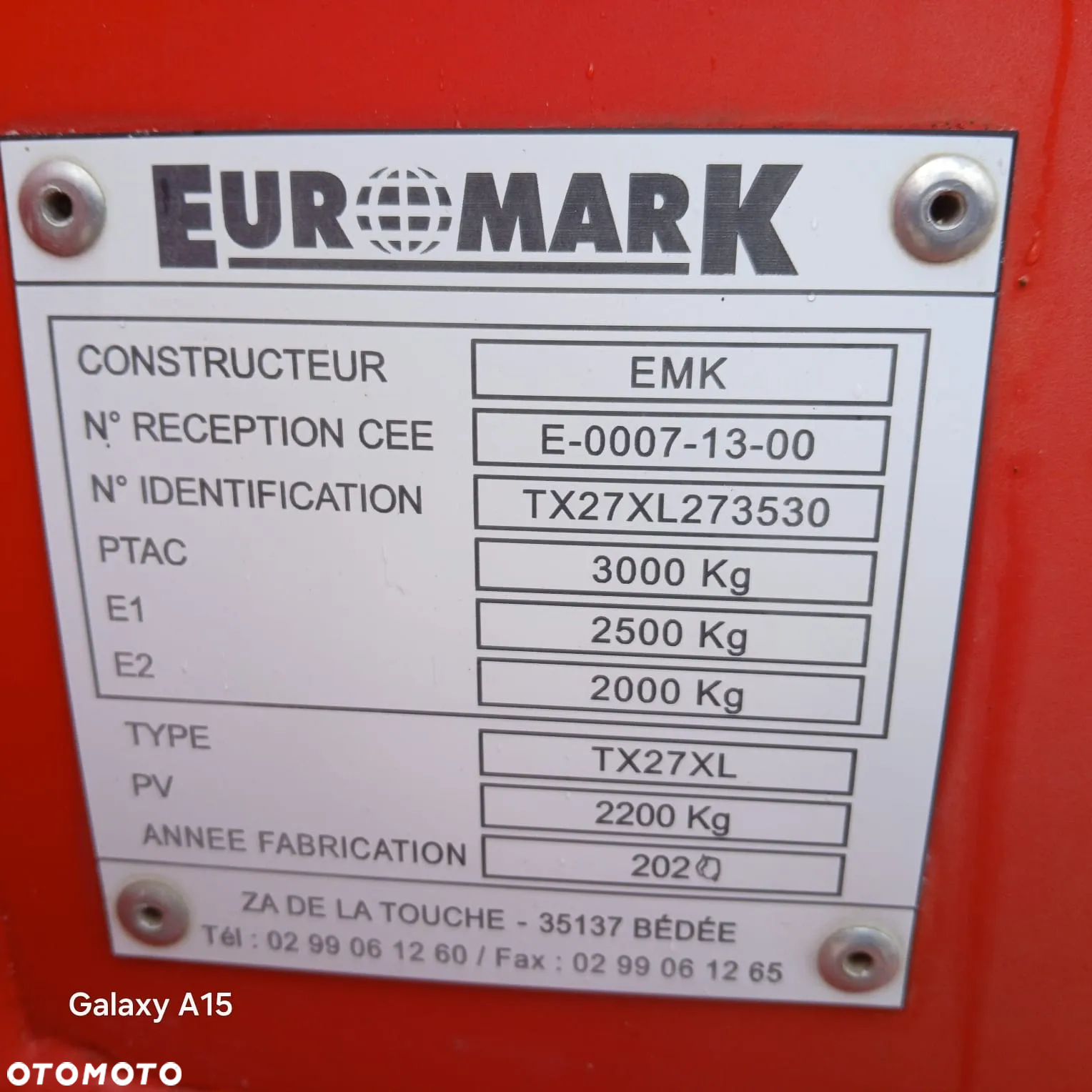 EUROMACCHINE EUROMARK TX27XL - 2