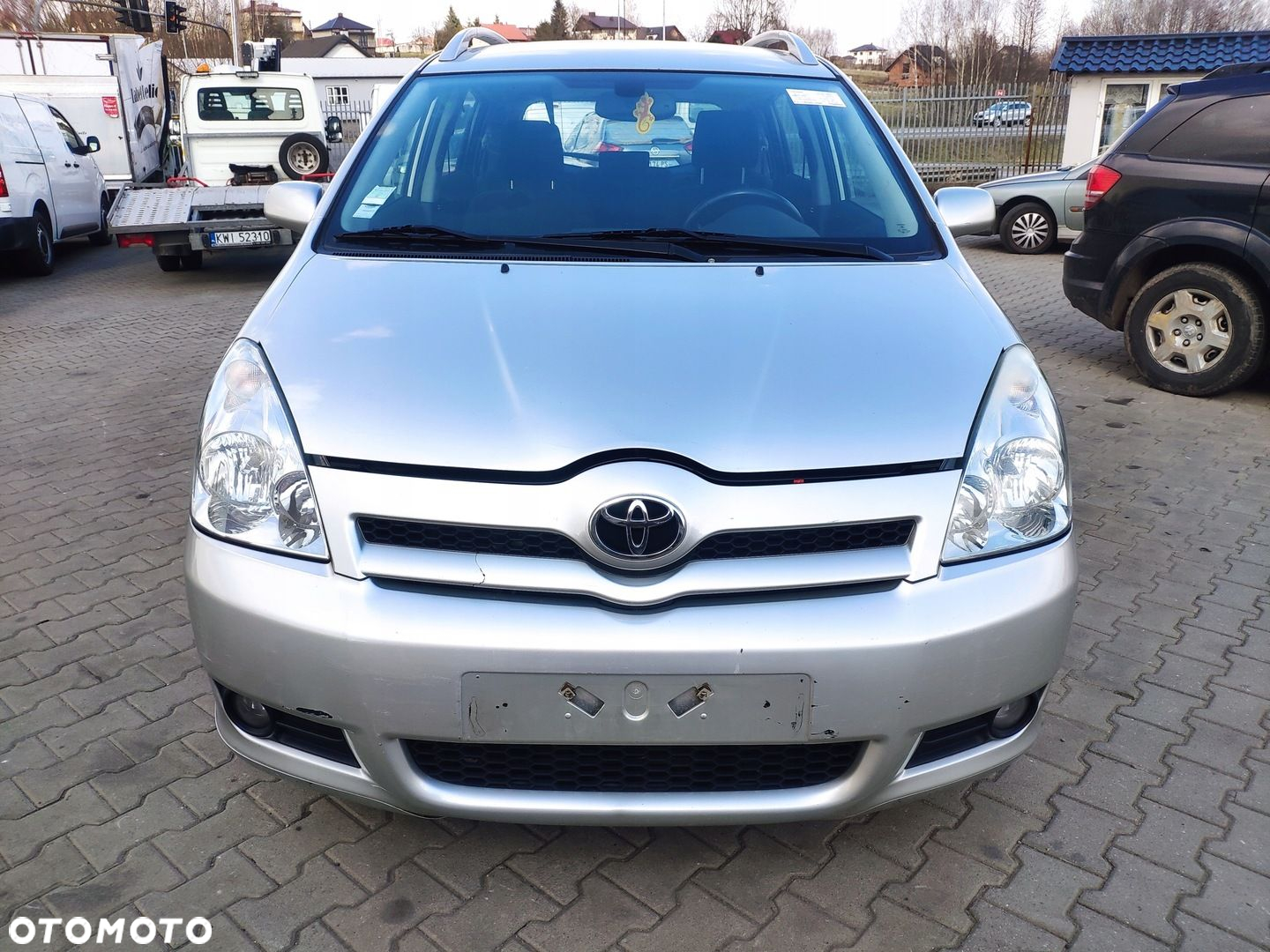 COROLLA VERSO II ZDERZAK PRZÓD MASKA BŁOTNIK LAMPA 04-08 1C0 1CO PAS ATRAPA - 2