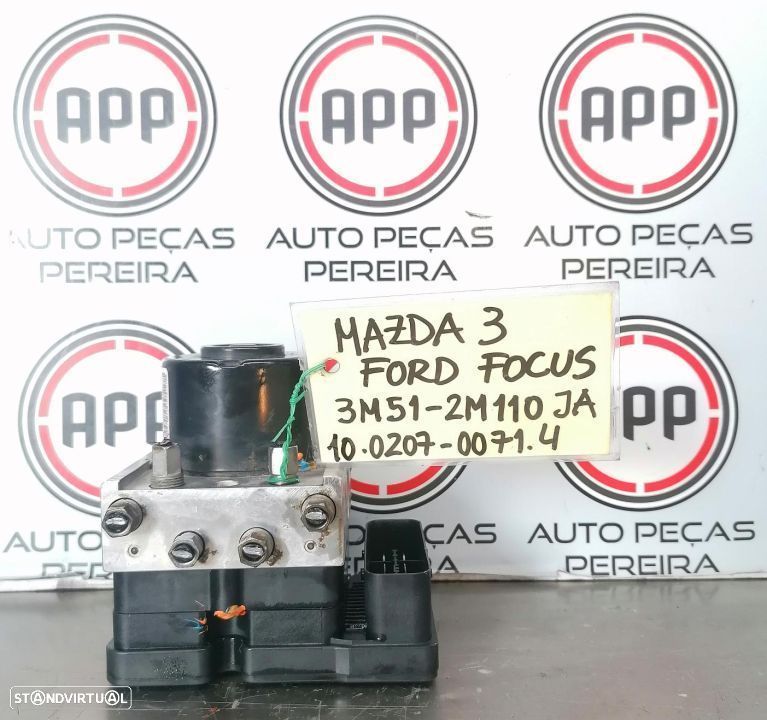 Módulo de abs Mazda 3, Ford Focus 2006, referência 3M51- 2M110 JA,  10.0207-0071.4 - 1